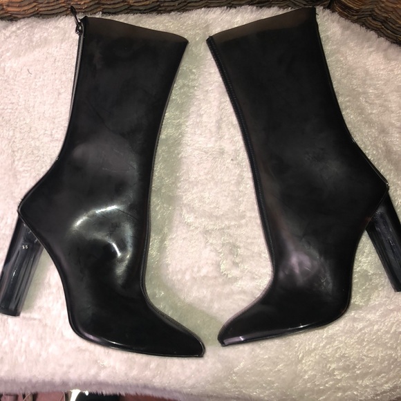 Privileges Black chic clear boots - Picture 3 of 8